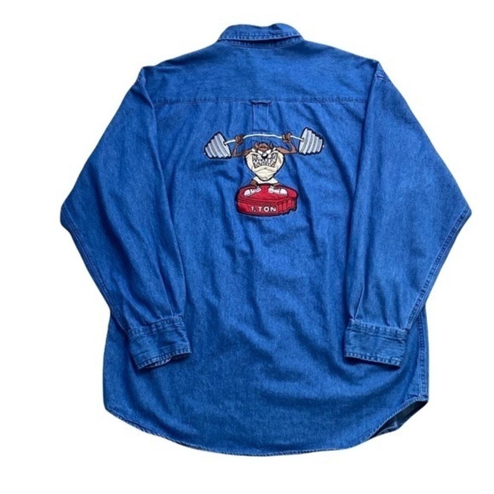 Vintage Looney Tunes‎ Tasmanian Devil Jean Shirt Sz. L